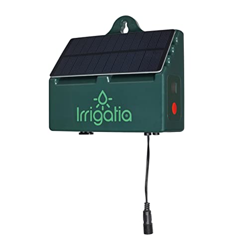 Bosmere Irrigatia Sol-C12 Solar Automatic Watering System for Water Barrels, green