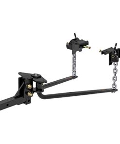 CURT 17052 Round Bar Weight Distribution Hitch with Integrated Lubrication, Up to 10K, 2-Inch Shank