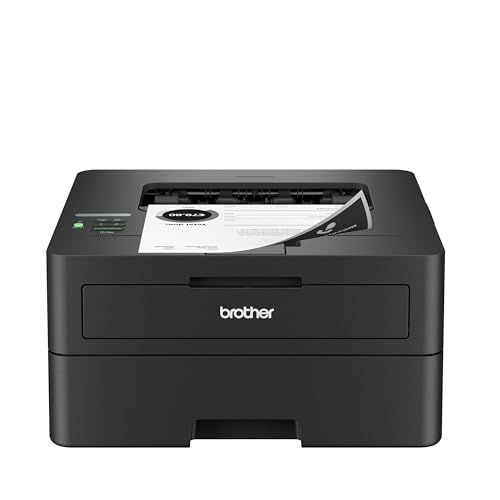 Brother HL-L2460DW Wireless Compact Monochrome Laser Printer with Duplex, Mobile Printing, Black & White Output | Includes Refresh Subscription Trial(1), Works with Alexa