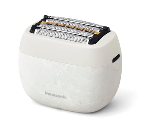 Panasonic ES-PV6A Men's Shaver LAMDASH Palm in 5 Blades high Grade Japan Import 2023 Model (Marble White)