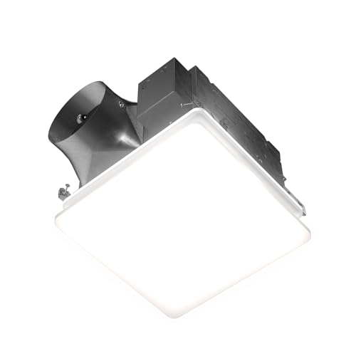 Broan-NuTone EVOLVE Premium Bathroom Exhaust Fan w/Light and Continuous Run, 50-80-110 Selectable CFM