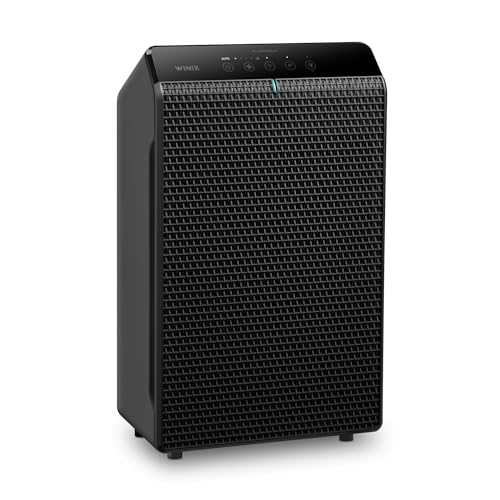 WINIX 5520 Air Purifier for Home Large Room Up to 1882 Ft² in 1 Hr With Air Quality Monitor, True HEPA, High Deodorization Carbon Filter and Auto Mode, Captures Pet Allergies, Smoke, Dust.