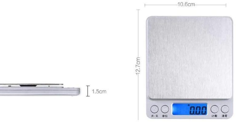 High-Precision Kitchen Food Scales - Stainless Steel Electronic Scales for Cooking, Baking, Coffee, and Jewelry - Accurate Weight Measurement, Easy to Clean and Use - Image 2