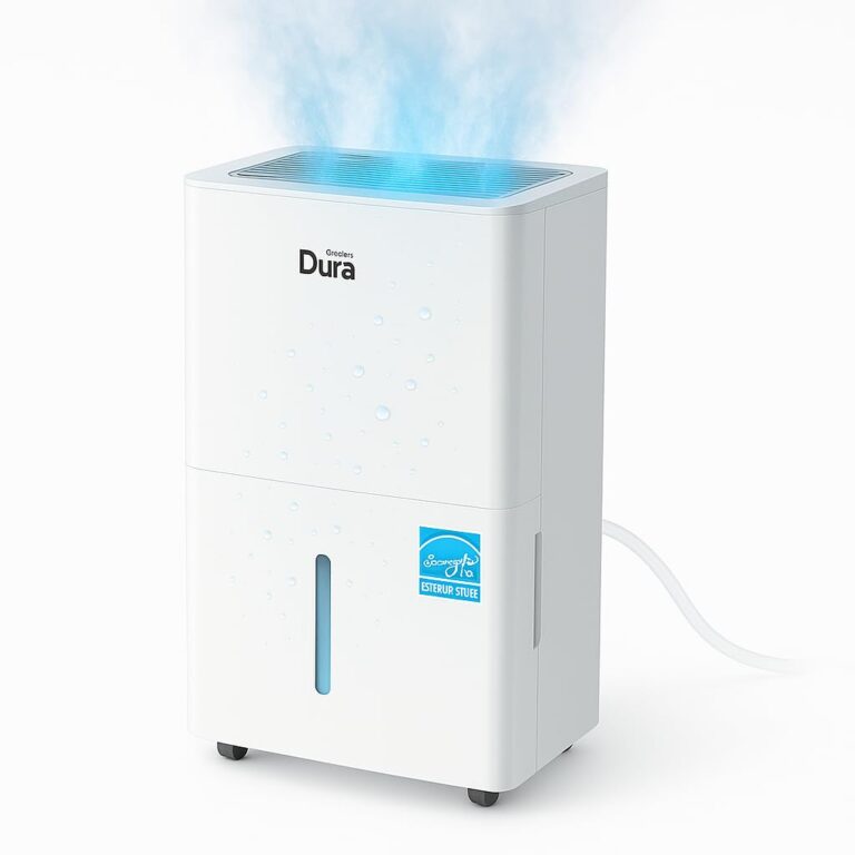 DuraComfort Dehumidifier for Basement,Up to 2500 Sq.Ft Small to Middle Rooms,Max to 35 Pints, Energy Star Certified Dehumidifiers,2024 New Model,White