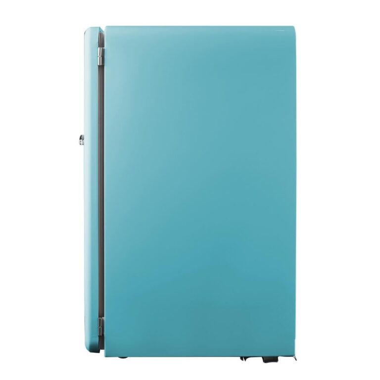FRIGIDAIRE EFR372-BLUE 3.2 Cu Ft Blue Retro Compact Rounded Corner Premium Mini Fridge - Image 8