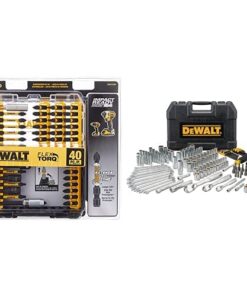 DEWALT Mechanics Tool Set (205-piece) and Screwdriver Bit Set (40-Piece)