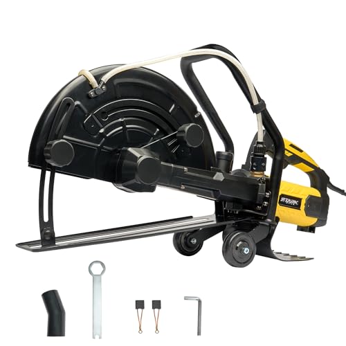 Stark 3200W Electric 16" Concrete Cutter Saw Circular Wet/Dry Guide Roller w/Water Line Attachment (Blade not Included) Cut Off Saw, Demo Saw, Disc Cutter, Power Cutter