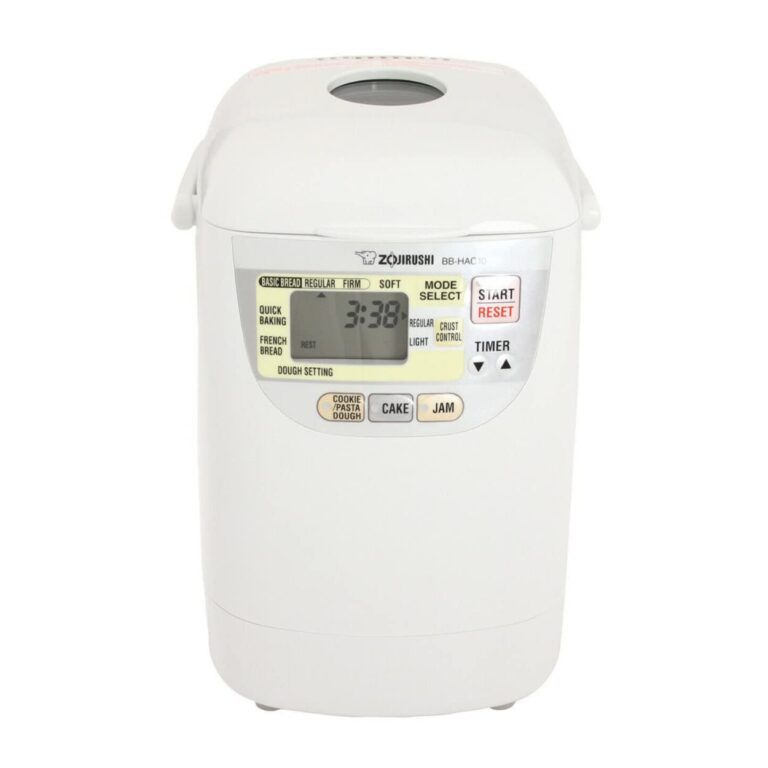 Zojirushi BB-HAC10 Home Bakery 1-Pound-Loaf Programmable Mini Breadmaker, White