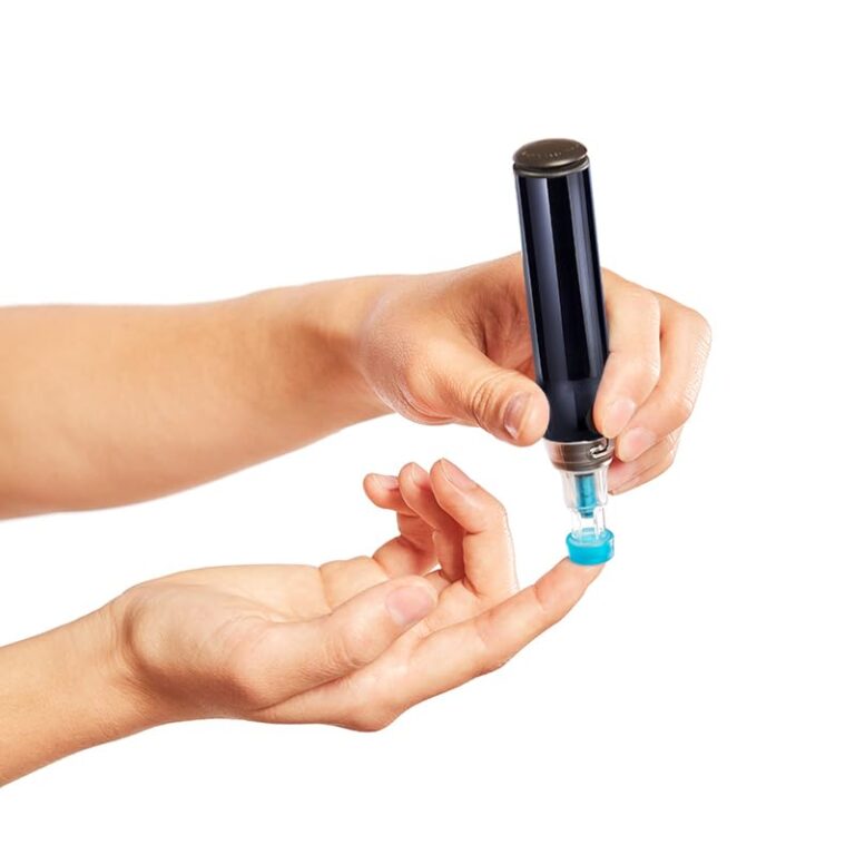 Genteel Plus - No Prick Pain Vacuum Lancing Device for Diabetes Testing - Blood Sugar, Glucose, Ketone, and DNA Home Tests (Buff Black) - Image 6