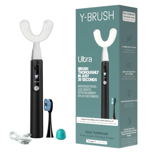 Y-Brush Ultra - Sonic Toothbrush Multiple Modes - 6-Month Battery, Advanced Plaque Removal, Whitening Technology