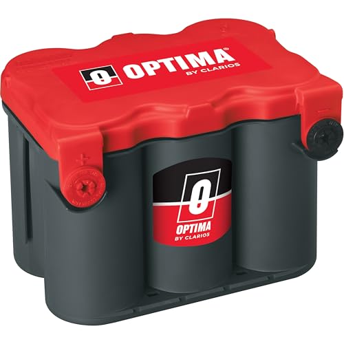 OPTIMA Batteries High Performance 78 RedTop Sealed AGM Car, Truck and SUV Starting Battery, 800 CCA, Side Terminals, Maintenance Free, Versitile Mounting