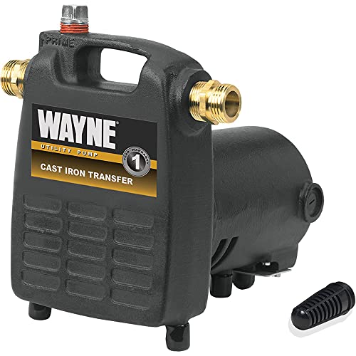Wayne PC4 Cast Iron Portable Electric Water Removal Pump, Black