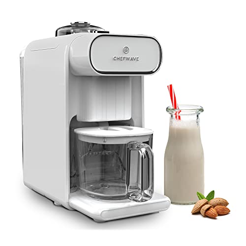 ChefWave Milkmade Non-Dairy Milk Maker with 6 Plant-Based Programs and Auto-Clea