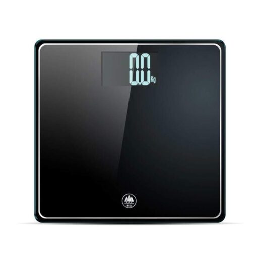 Electronic Scale Household Health Scale, Precision LCD Digital Weighing Scale, ABS + Tempered Glass, Rechargeable Battery, 5-150kg Capacity