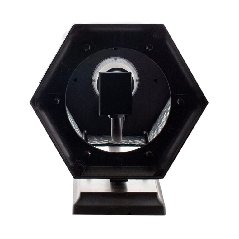 Euri Lighting EFL-130W-MD Flickering Flame Lantern, Water Glass, with Integrated Security Light (3000K), Photocell and Motion-Sensor (Dusk-to-Dawn), Oil Rubbed Bronze Housing (Pack of 2) - Image 4
