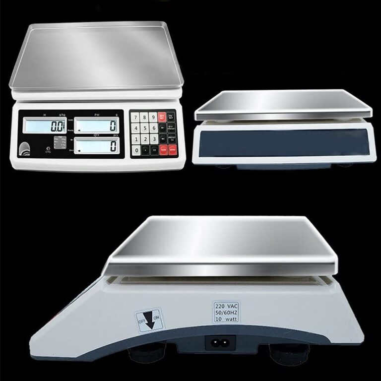 JAJKAFCL 30kg/1g Digital Precision Accurate Electronic Scale Laboratory LCD Display Balance Weighting and Counting Scale Scientific/Industrial/Gold Scales Balance(5kg/0.1g) - Image 3