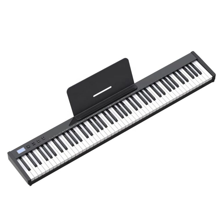 NikoMaku Piano Keyboard 88 Keys Semi-weighted Compact Portable Digital Piano Set for Beginners with Stand, Carrying Case, Sustain Pedal, Headphones, SWAN-S Black - Image 3