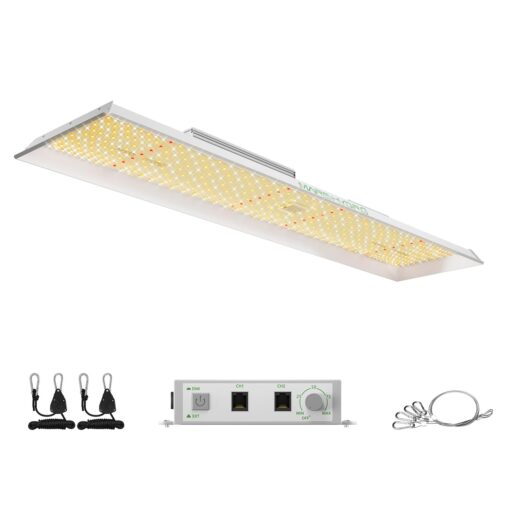 MARS HYDRO TSL2000 300W Led Grow Lights for Indoor Plants, Full Spectrum Dimmable Daisy Chain Growing Lamps for Seed Starting Vegetables Bloom in 4x2/5x3 Grow Tent Greenhouses