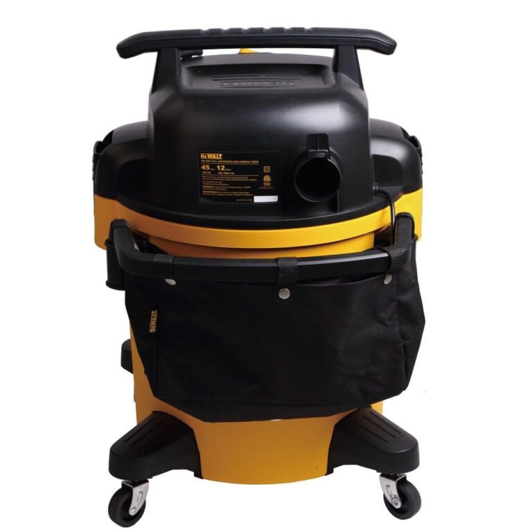 DEWALT 12 Gallon Poly Wet/Dry Vac, 5.5 HP Shop Vacuum Wet Vacuum Cleaner for Workshop, Jobsite, Commericial Area, Large Pick-Up Capacity, Yellow,DXV12P - Image 4