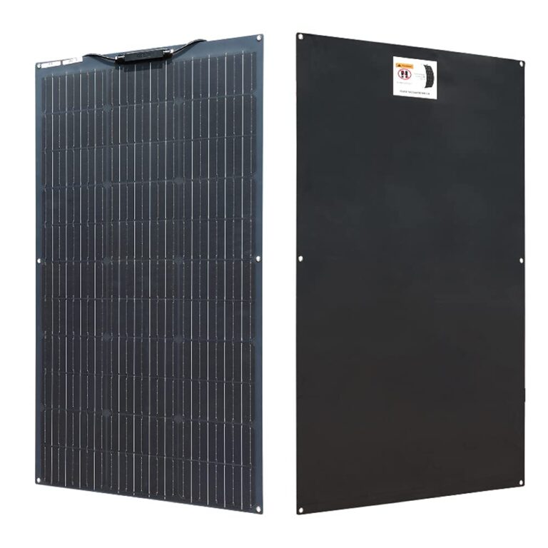 XINPUGUANG Flexible Solar Panel 100W,200W 12V Solar Panel Kit Monocrystalline Module,20A Charge Controller, Extension Cable，Alligator Clip Cable for Outdoor Off Grid Boat rv Trailer (200W) - Image 6