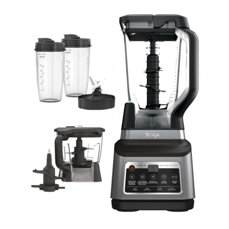 Ninja BN801 Professional Plus Kitchen System with Auto IQ, 1400 Wp - Gray (Renewed)