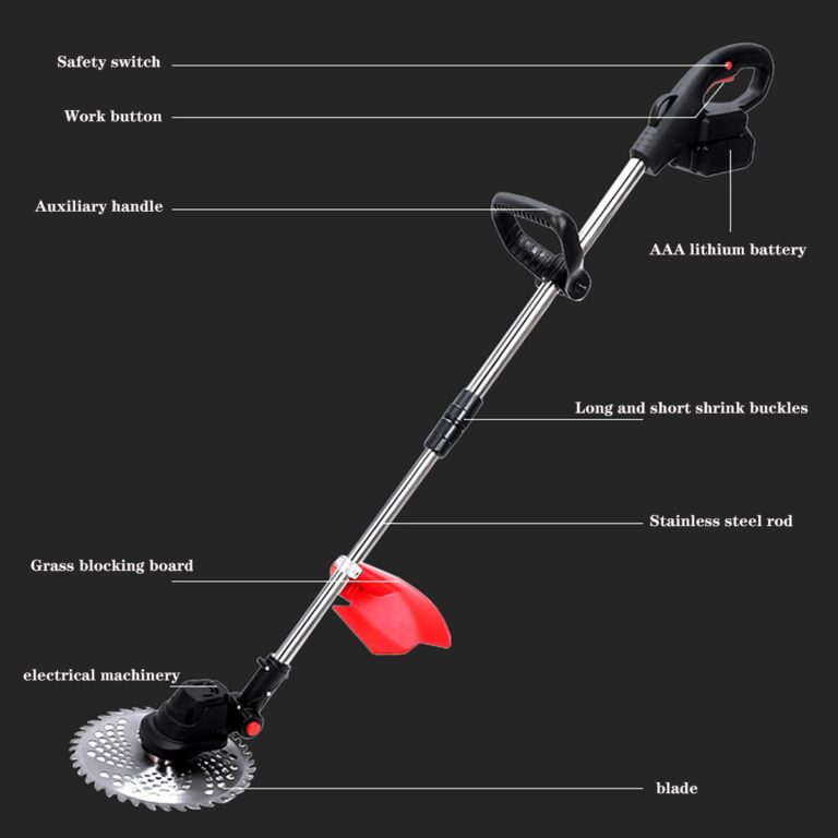 FresQa Brushless Lithium Electric Lawn Mower Multifunctional Handheld Home Lawn Mower high-Power Lawn Mower,Battery 2 - Image 5