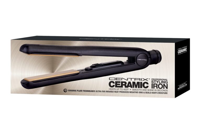 Cricket Centrix Styling Ceramic Ionic Flat Iron Hair Straightener 1” and Curler with Rounded Edges, Even Heat Distribution, Quick Heat-Up to 400°F - Professional Hair Straighteners for Women & Men - Image 8