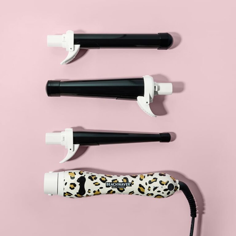 The Beachwaver Co. Multi Barrel Beachwaver - Classic Catwalk | Professional Ceramic Rotating Curling Iron w/ 3 Attachments | Adjustable Heat, Ergonomic Handle, Travel-Friendly | B-Series (BWIB3N1C) - Image 2