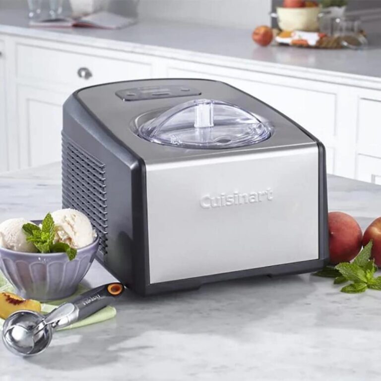 Cuisinart ICE-100 1.5-Quart Ice Cream and Gelato Maker, Fully Automatic with a Commercial Quality Compressor and 2-Paddles, 10-Minute Keep Cool Feature, Black and Stainless Steel - Image 3