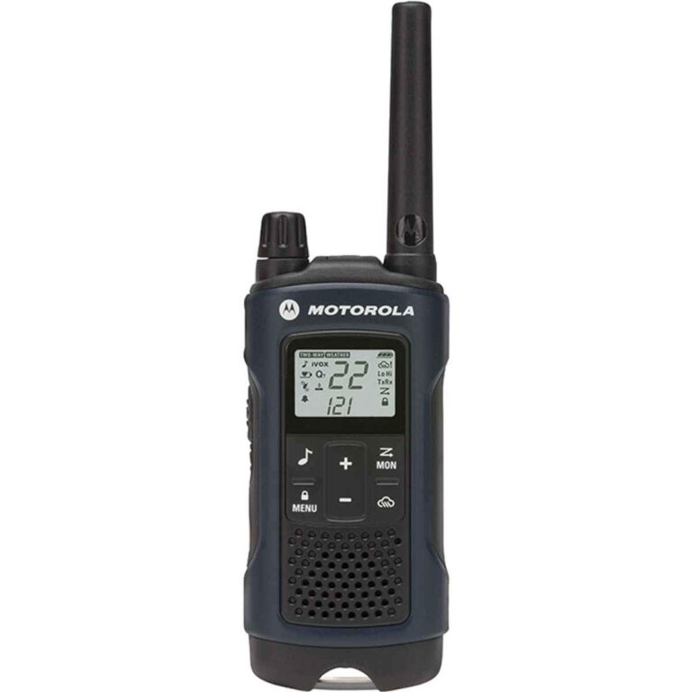 Motorola Solutions Talkabout T460 Rechargeable Two-Way Radio Pair (Dark Blue)