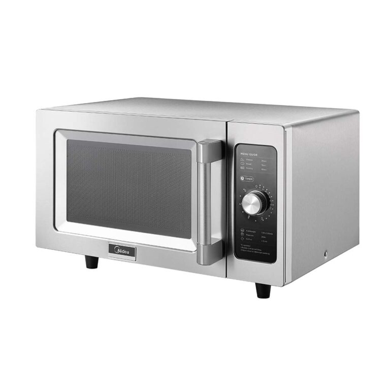 Midea Equipment 1025F0A Countertop Commercial Microwave Oven with Dial, 1000W, Stainless Steel.9 CuFt - Image 3