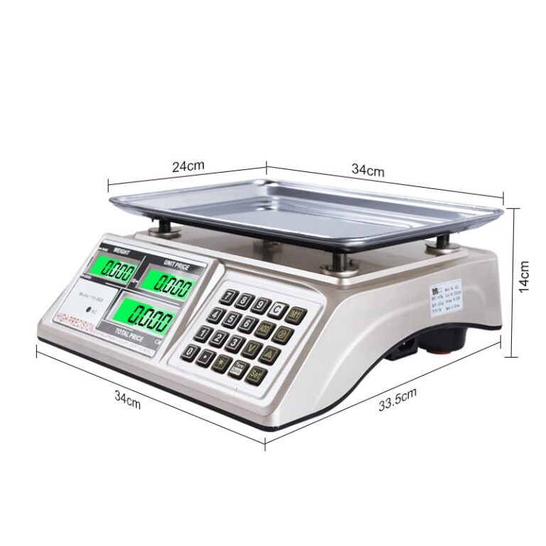 Lss9azznmm English Electronic Scale, Commercial Pricing Scale, Bench Scale, Vegetable Scale, Fruit Scale, Clear Reading, Measuring Range 40KG,Led - Image 4