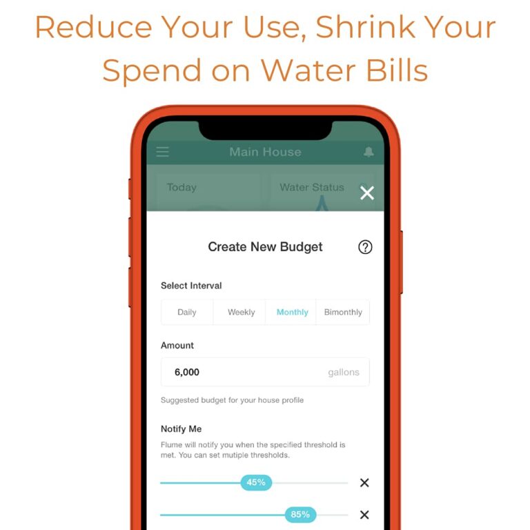 Flume 2 Smart Home Water Monitor and Leak Detector – Real-Time Water Usage Tracking, Easy Installation, No Plumbing Required - Image 4