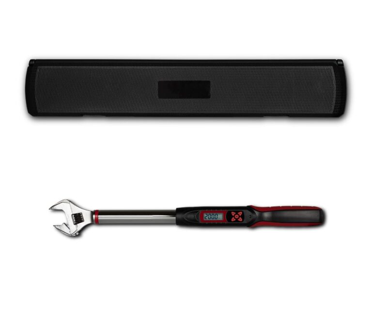 Tapha Tools Adjustable Digital Torque Wrench 7.4-147.5 ft-lbs (10-200 N-m) Torque Range, 5-30 mm Adjustable Jaw, LED and Buzzer Notification, Preset Memory, ISO 6789 Tested and Calibrated - Image 2