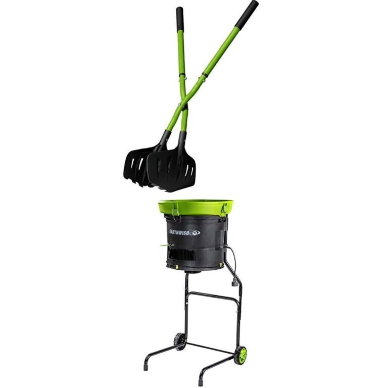 Earthwise 50002 Gator Grabber Leaf Clean-Up Tool & LM71313 Electric Leaf Shredder/Mulcher Bundle