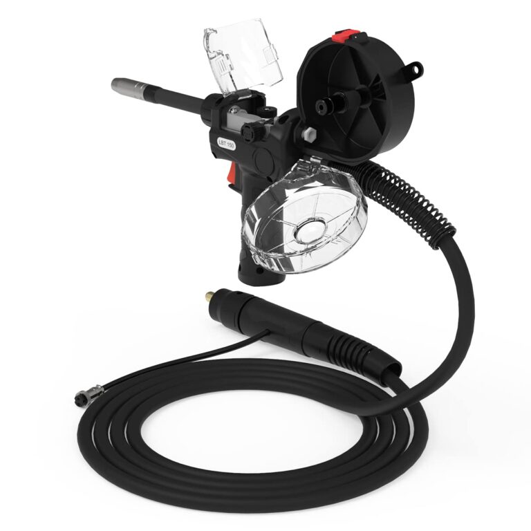 YESWELDER 150A Spool Gun LBT150, 10 FT Cable Fits YESWELDER MIG-250 PRO MIG-205DS YWM-211P,YWM-200 Mig Welder，European Connector Welder with 2-Pin Control Switch - Image 2