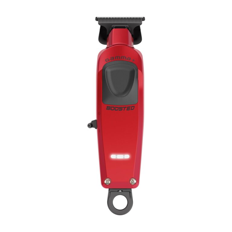 GAMMA+ Boosted Professional Modular USB-C Cordless Hair Tools with Super Torque Motor, 3 Modular Lids in Black, Red, Gold (Hair Trimmer) - Image 2