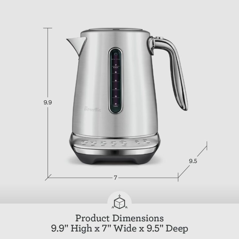 Breville BKE845BRT Smart Kettle Luxe Water Heater, 7 Cup, Black Truffle - Image 2