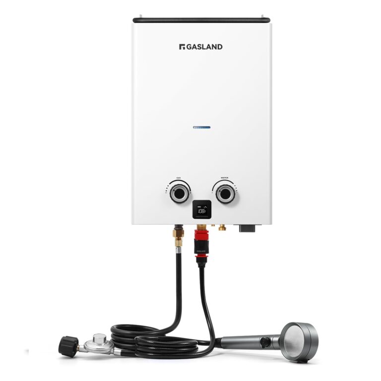 GASLAND 10L Propane Outdoor Tankless Water Heater, Ultra Slim 2.64GPM Portable Propane Shower for Off Grid Camping, G10, 68,000 BTU