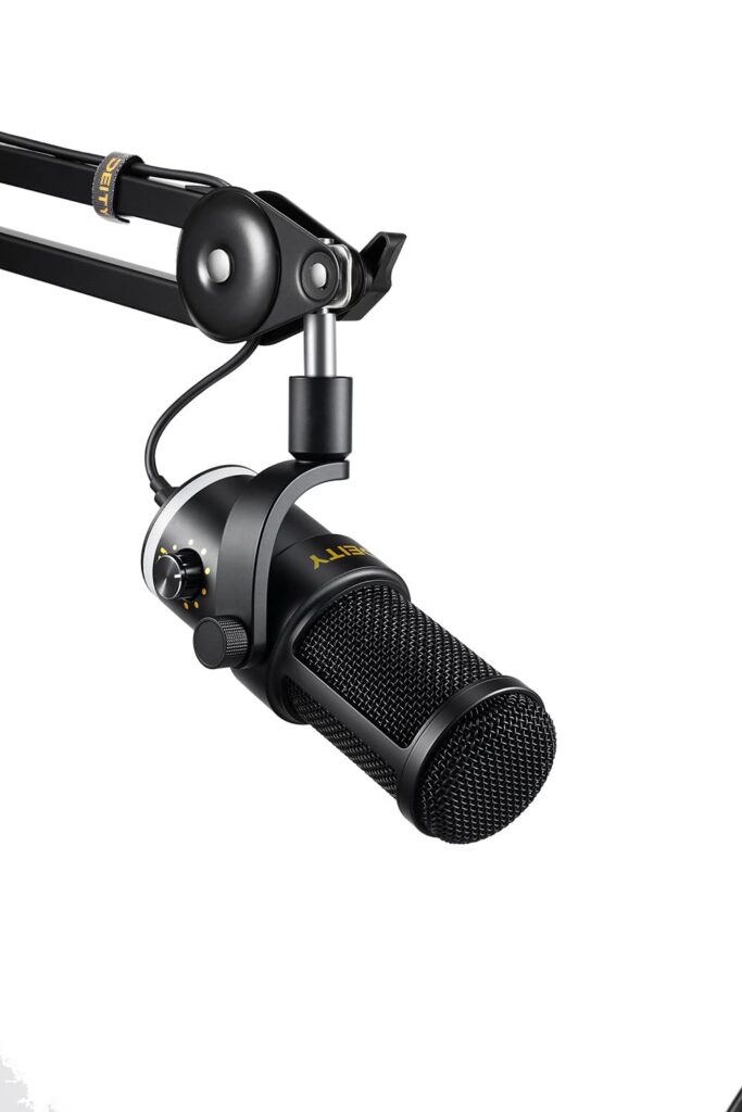 Deity VO-7U Boom Arm Kit USB Dynamic Podcast Microphone with RGB Lights for Game Podcast Stream YouTube (Black) - Image 5