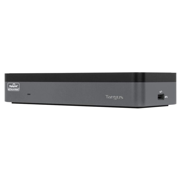 Targus USB C Universal Docking Station with Quad 4K(QV4K), Docking Station Single 5K/Quad 4K UHD Display,USB C Laptop Docking Station with 4 DisplayPort or 4 HDMI Ports/100W Power Delivery(DOCK570USZ) - Image 6
