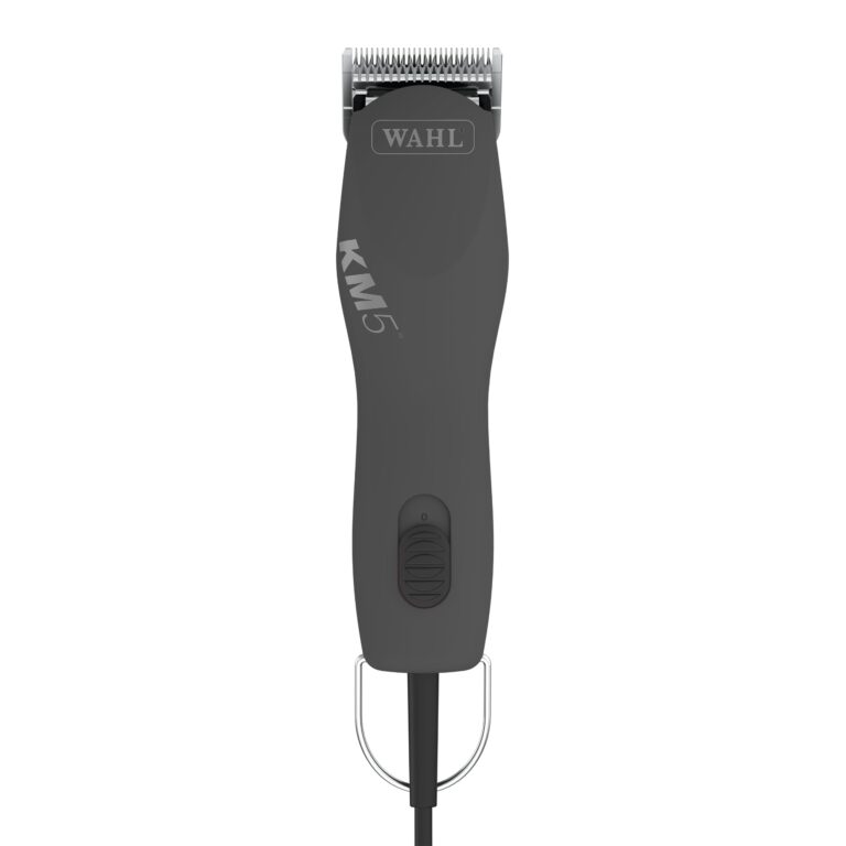 Wahl Pro Animal Curly Coat - KM 2-Speed Pro Clipper - Cat & Dog Grooming Clipper for Pet Care - Includes 2 Stainless Steel Guide Combs - Gunmetal