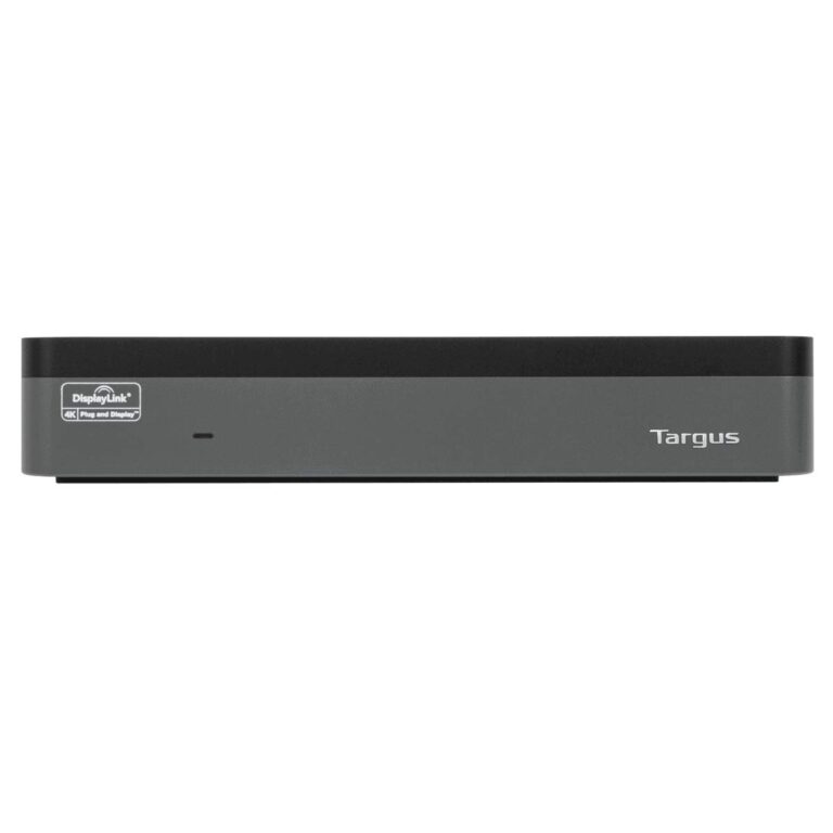Targus USB C Universal Docking Station with Quad 4K(QV4K), Docking Station Single 5K/Quad 4K UHD Display,USB C Laptop Docking Station with 4 DisplayPort or 4 HDMI Ports/100W Power Delivery(DOCK570USZ) - Image 8