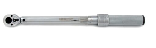 CDI 1/4 Inch Drive Adjustable Click Torque Wrench, Range 10-50 In Lbs / 1.4-5.4 Nm (501MRMH)