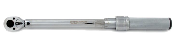 CDI 1/4 Inch Drive Adjustable Click Torque Wrench, Range 10-50 In Lbs / 1.4-5.4 Nm (501MRMH)
