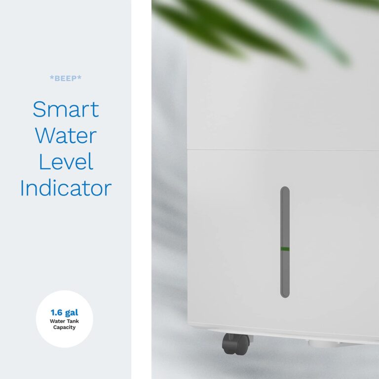 hOmeLabs 3500 Sq. Ft. Dehumidifier with Pump - Ideal for Medium to Large Rooms and Home Basements - Powerful Moisture Removal and Humidity Control - 40 Pint Capacity - Image 3