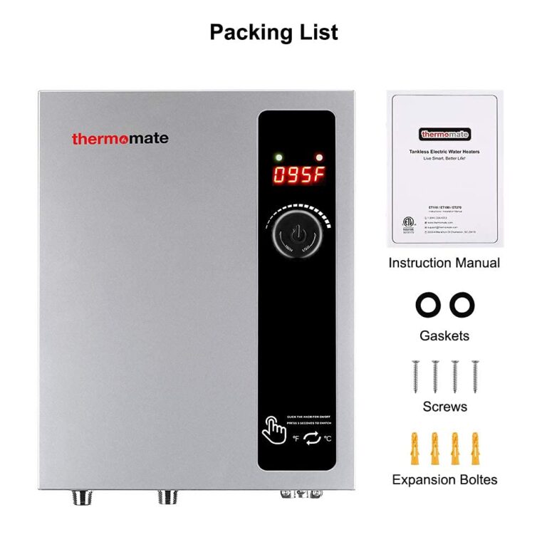 ThermoMate Electric Tankless Water Heater, 11kW 208~240 Volt, On Demand Instant Hot Water Heater, Self Modulating Energy Saving, Save Space, 2.15GPM at 35°F Rise - Image 2