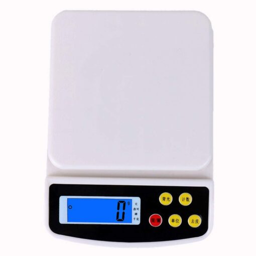High Precision Digital Kitchen Electronic Scale 0.1g Balance Baking Food Gram Scale for Vegetables Fruit (Color : 10kg/1g) (10kg/1g) (10kg/1g)