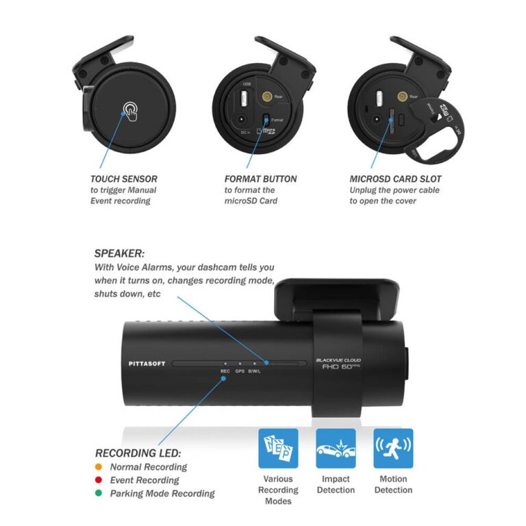 BlackVue DR770X-2CH 64GB | 2-Channel Dash Cam, Full HD STARVIS Sensor, Parking Mode, Up to 512GB, Easy Setup via App, Wi-Fi, GPS, Cloud Auto Backup, Cloud via Hotspot or LTE Module - Image 6