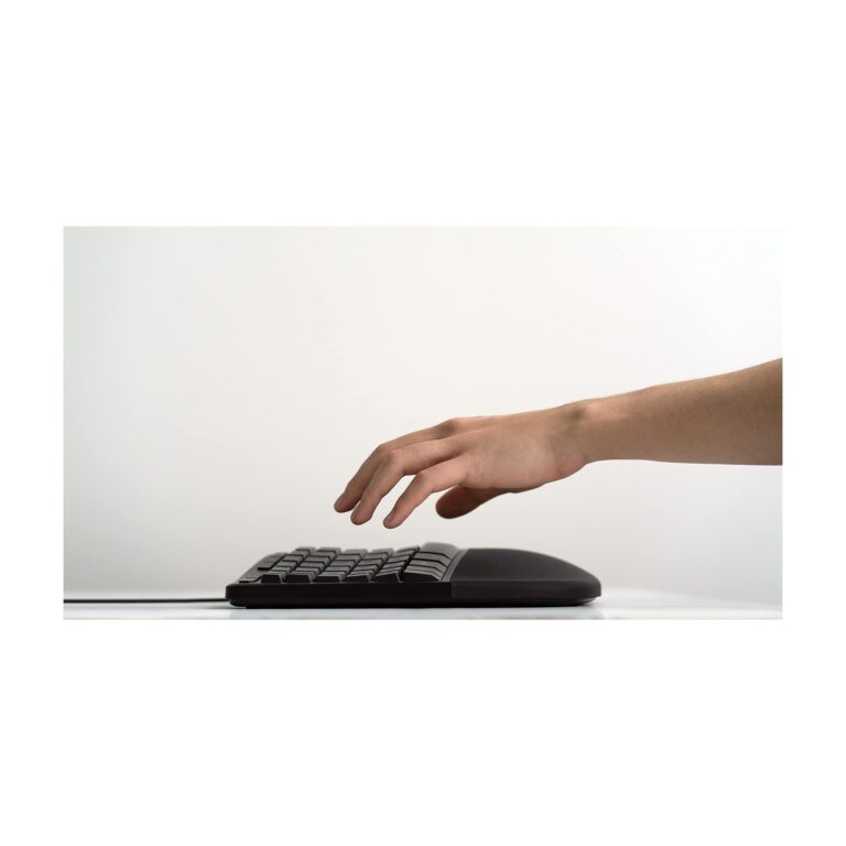 Microsoft LXM-00004 Wired Ergonomic Keyboard, Black - Image 5